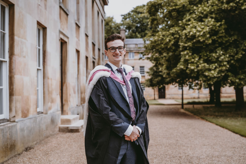Cambridge university graduation portrait photographer